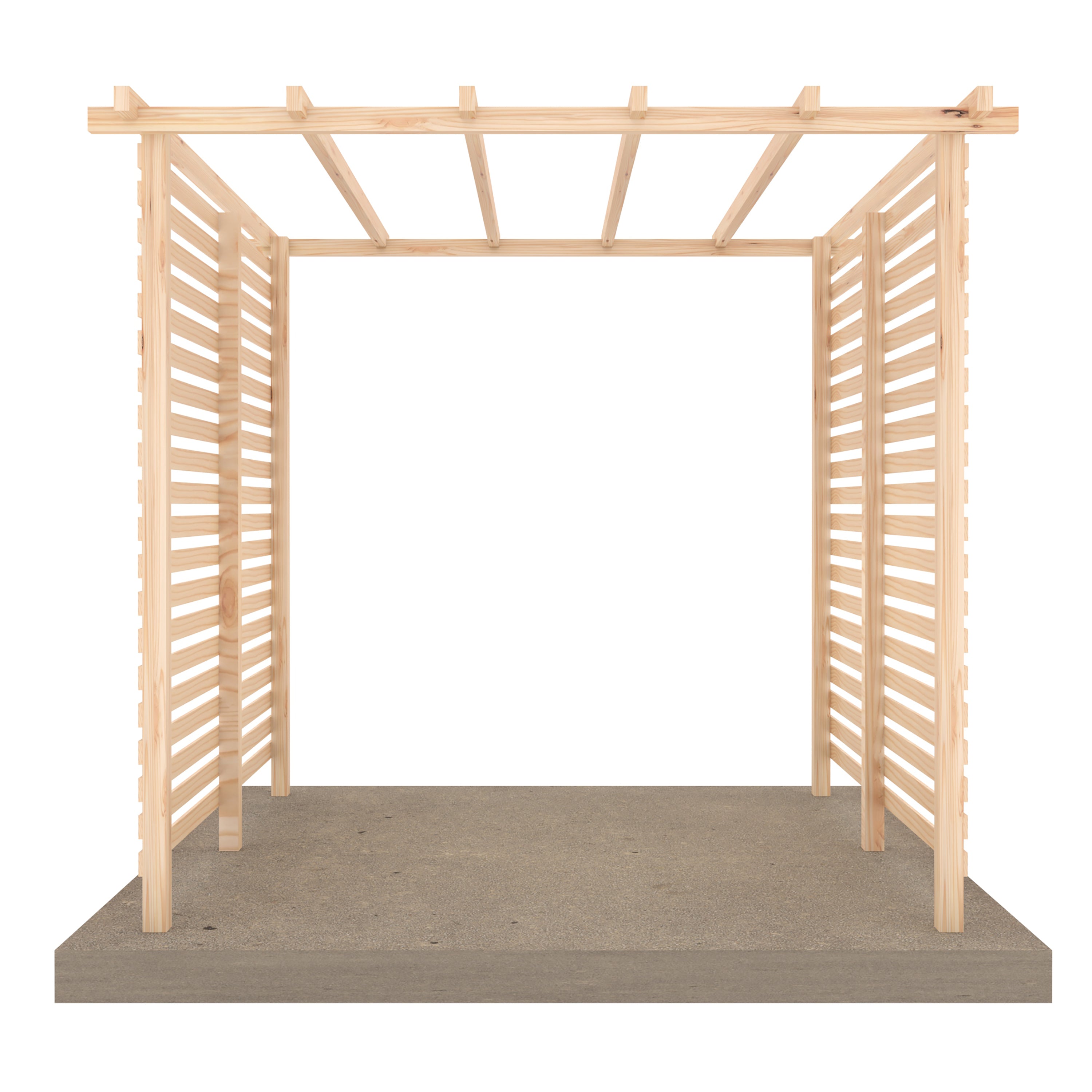 Ivy Pergola Kit 8x8 & Sides - Best Shed