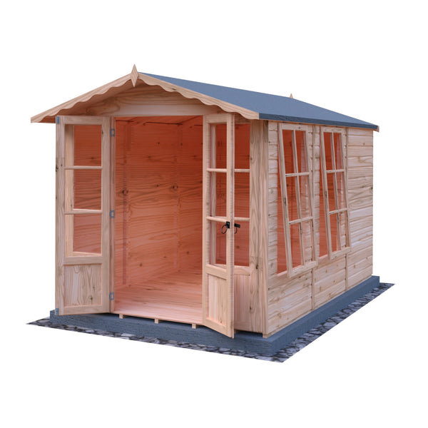 Shire Kensington 7x10 12mm interlock Clad wooden Summerhouse - Best Shed