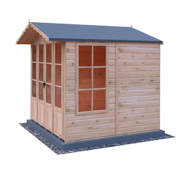 Shire 7x7 Kensington Summerhouse 12mm shiplap interlock cladding