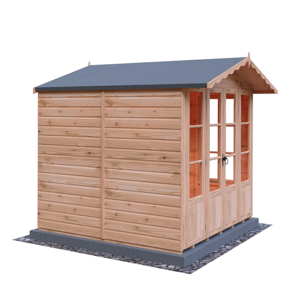 Shire 7x7 Kensington Summerhouse 12mm shiplap interlock cladding