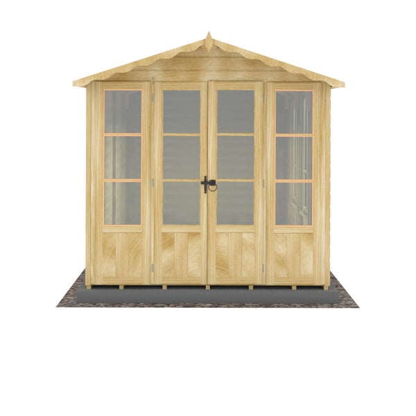 Shire Westminster 13x7 12mm interlock Clad wooden Summerhouse