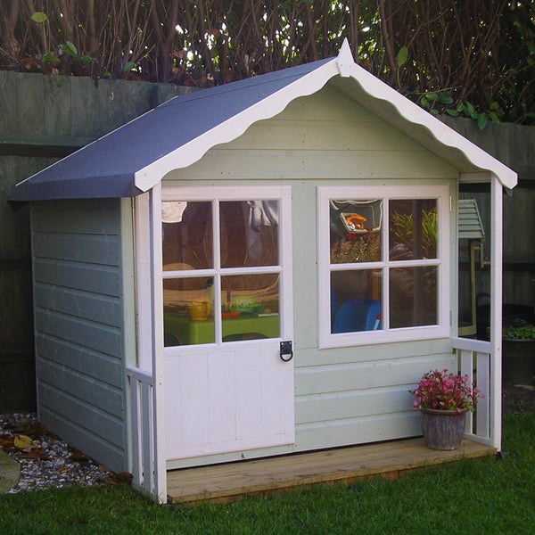 Shire 5x4 Kitty Childrens Playhouse with 12mm Shiplap cladding - Best Shed