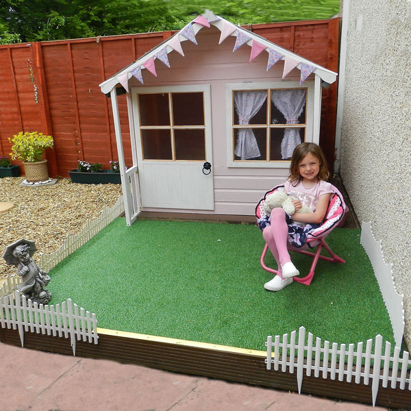 Shire 5x4 Kitty Childrens Playhouse with 12mm Shiplap cladding - Best Shed