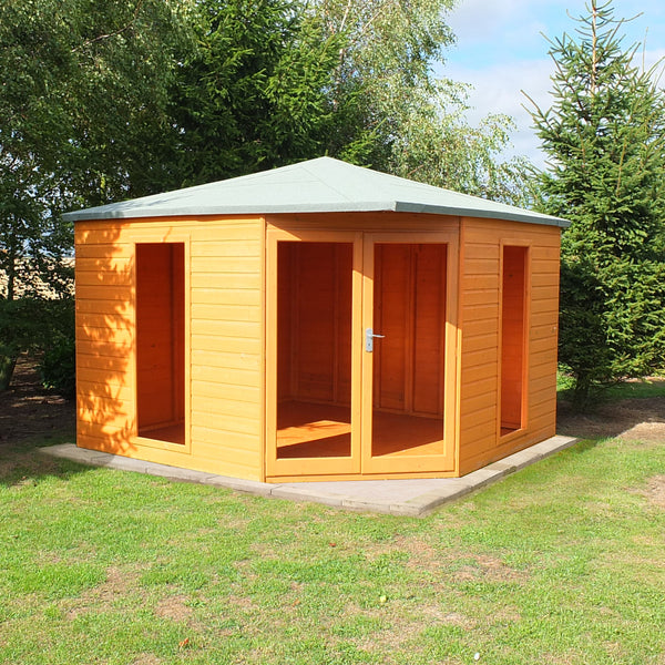 Larkspur 10x10 Corner Summerhouse 12mm Shiplap