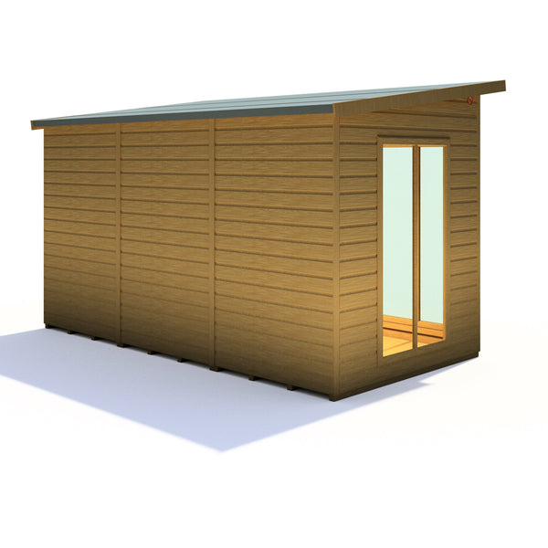 Shire Lela 12x6 Multiroom Summerhouse and Storage Shed - Best Shed