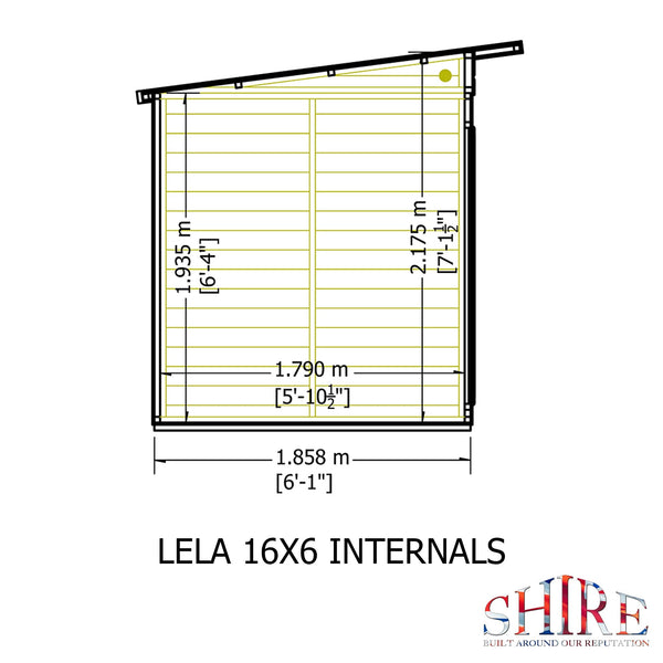 Shire Lela 16x6 Summerhouse - Best Shed