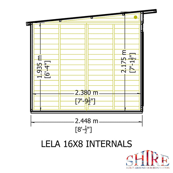 Shire Lela 16x8 Summerhouse - Best Shed