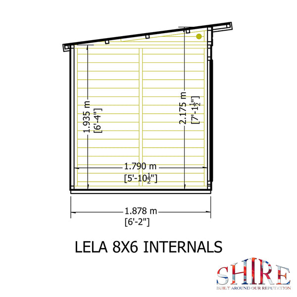 Shire Lela 8x6 Summerhouse - Best Shed