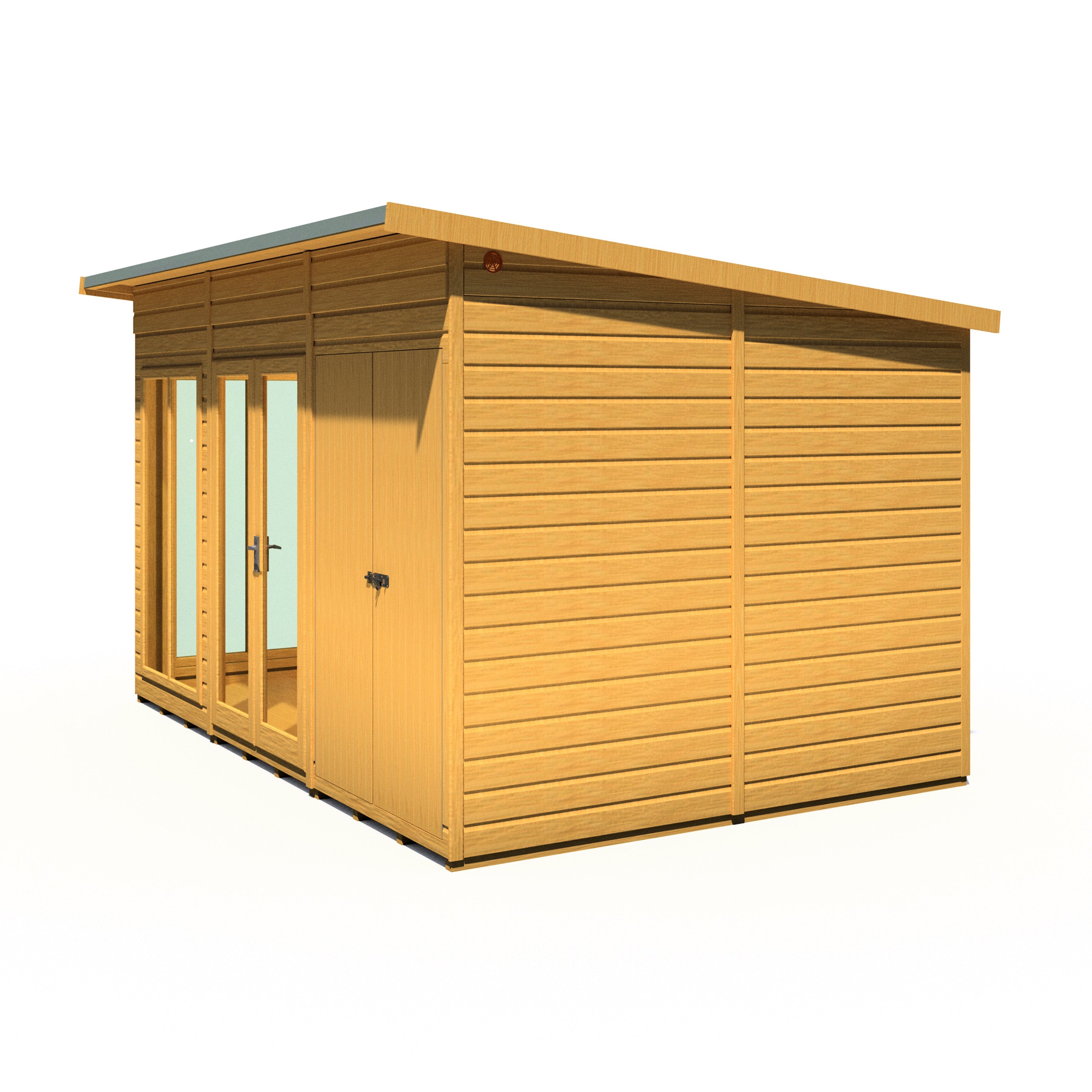 Shire Lela 12x8 Multiroom Summerhouse and Storage Shed - Best Shed