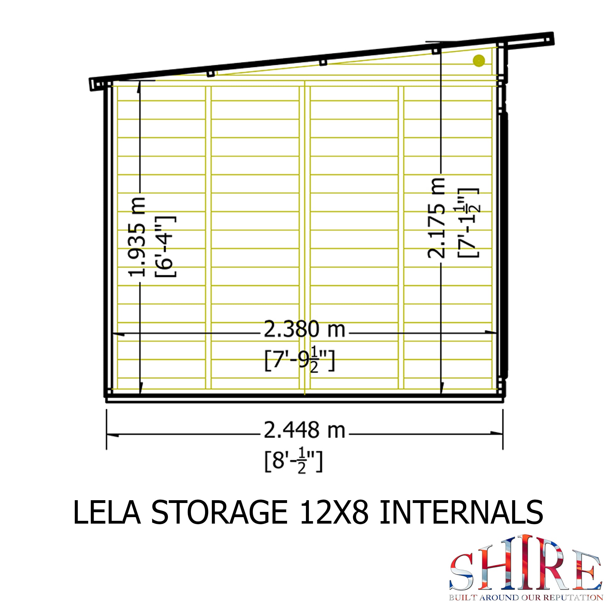 Shire Lela 12x8 Multiroom Summerhouse and Storage Shed - Best Shed