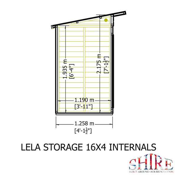 Shire Lela 16x4 Multiroom Summerhouse and Storage Shed - Best Shed
