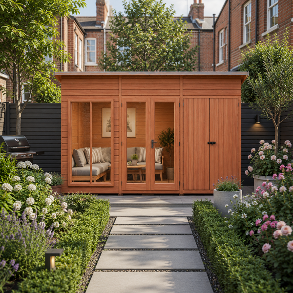 Shire Lela 12x4 Multiroom Summerhouse and Storage Shed