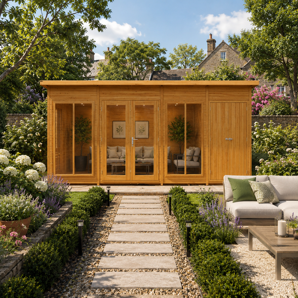 Shire Lela 16x6 Multiroom Summerhouse and Storage Shed