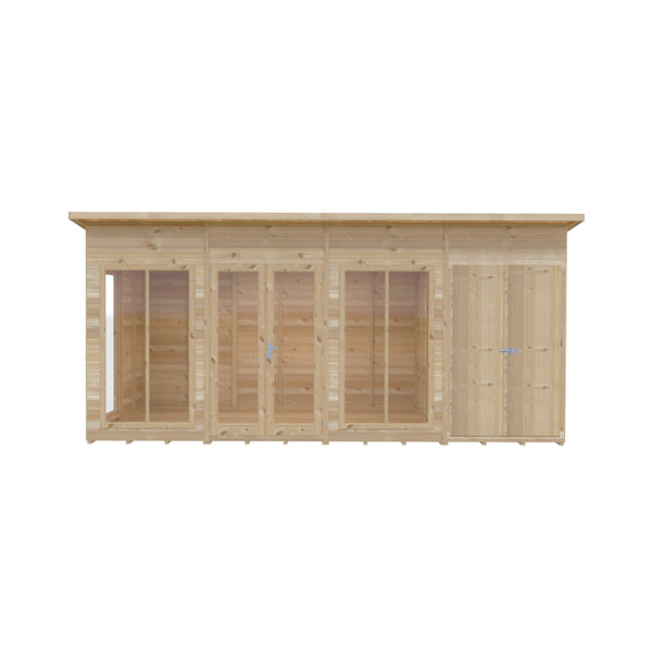 Shire Lela 16x8 Multiroom Summerhouse and Storage Shed