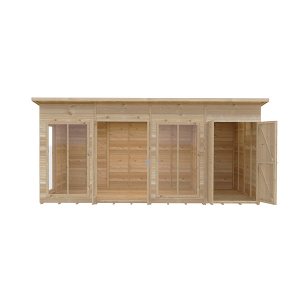 Shire Lela 16x8 Multiroom Summerhouse and Storage Shed