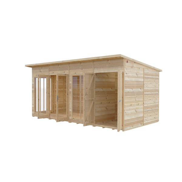 Shire Lela 16x8 Multiroom Summerhouse and Storage Shed