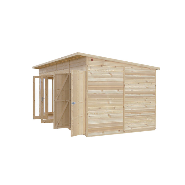 Shire Lela 16x8 Multiroom Summerhouse and Storage Shed
