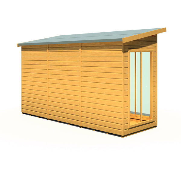 Shire Lela 12x4 Multiroom Summerhouse and Storage Shed - Best Shed