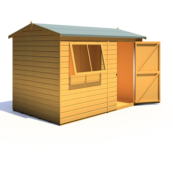 Lewis 10x6 Garden Shed Style C 12mm Shiplap T&G