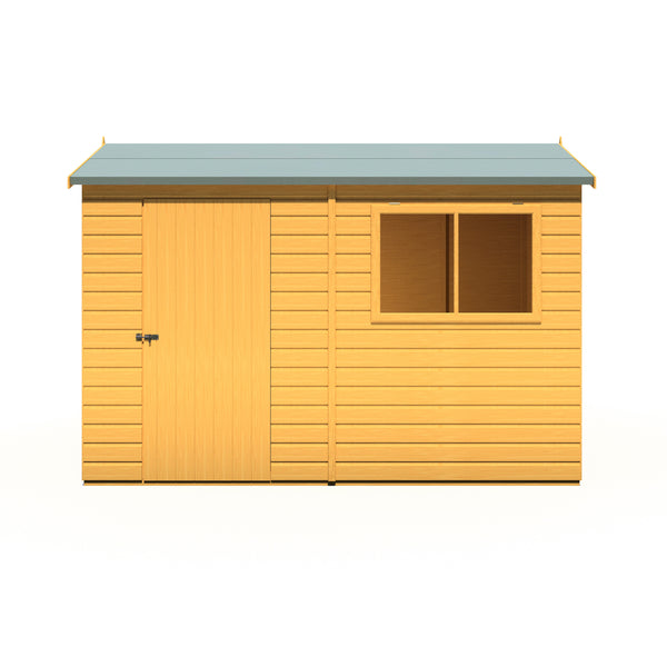 Lewis 10x6 Reverse Apex Style D Garden Shed 12mm Shiplap T&G