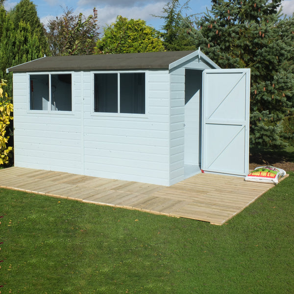 Lewis 10x6 Shiplap Garden Shed 12mm Shiplap T&G