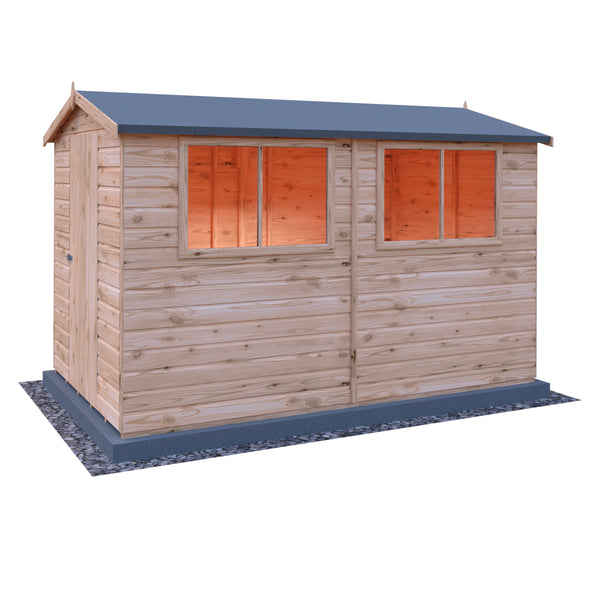 Lewis 10x6 Shiplap Garden Shed 12mm Shiplap T&G