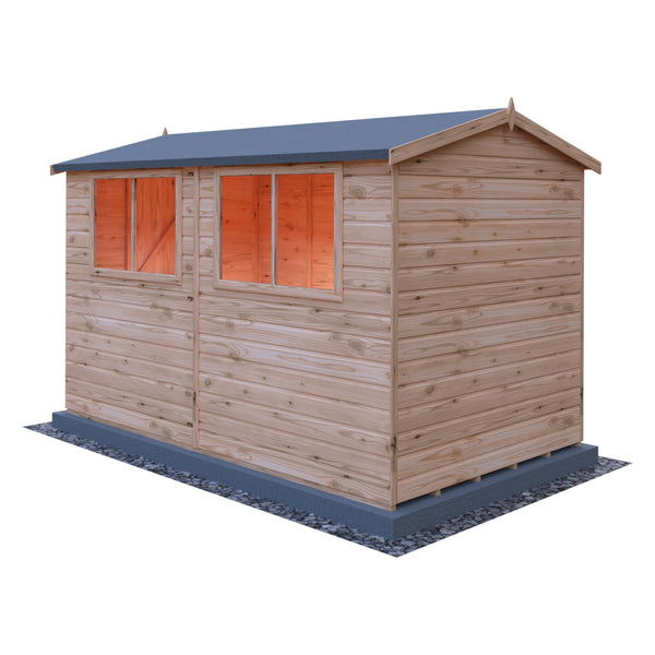Lewis 10x6 Shiplap Garden Shed 12mm Shiplap T&G