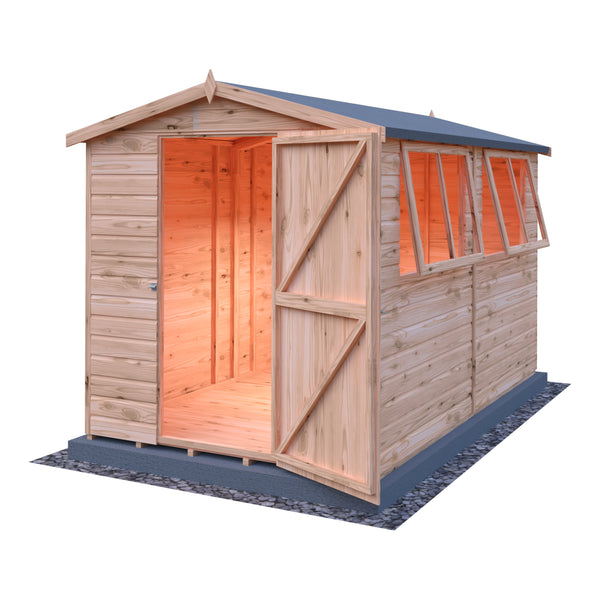 Lewis 10x6 Shiplap Garden Shed 12mm Shiplap T&G
