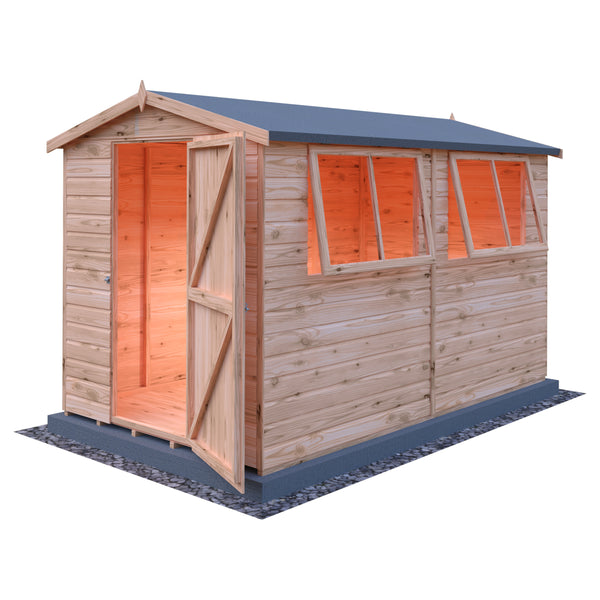 Lewis 10x6 Shiplap Garden Shed 12mm Shiplap T&G