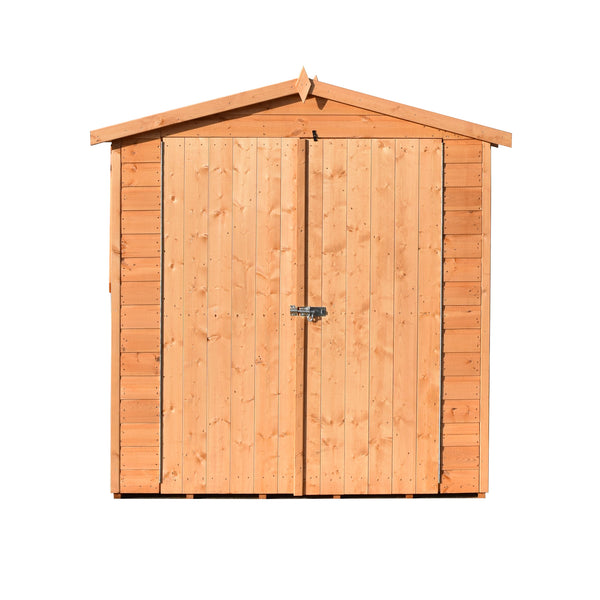 Lewis 4x6 Garden Shed Double Doors 12mm Shiplap T&G