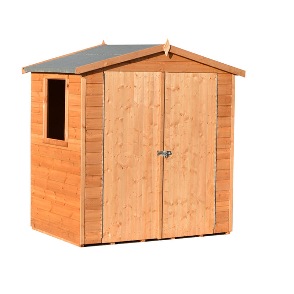 Lewis 4x6 Garden Shed Double Doors 12mm Shiplap T&G