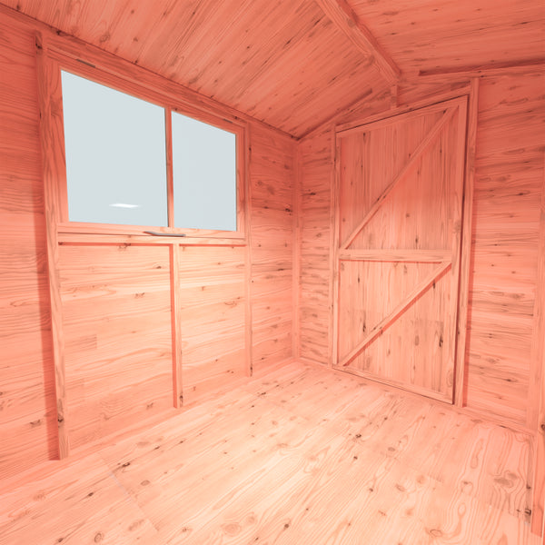Lewis 7x5 Garden Shed 12mm Shiplap T&G