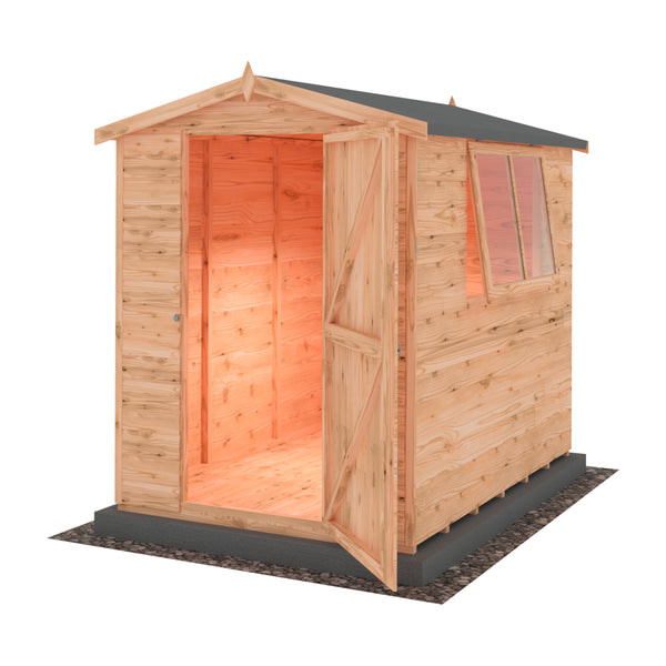 Lewis 7x5 Garden Shed 12mm Shiplap T&G