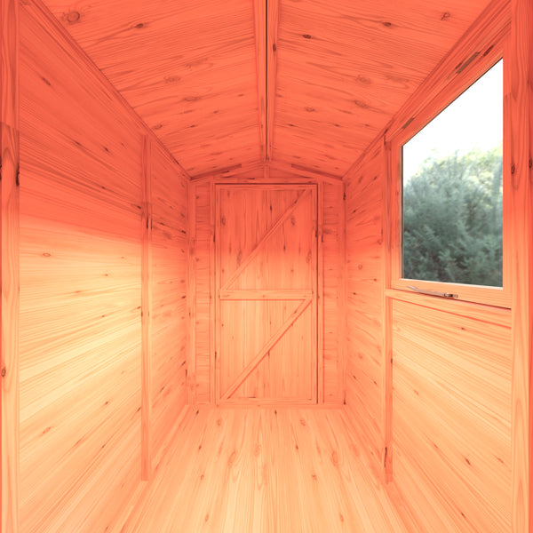 Lewis 6x4 Garden Shed Single Door 12mm T&G