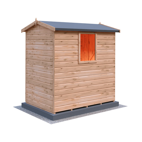 Lewis 6x4 Garden Shed Single Door 12mm T&G