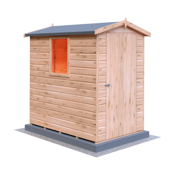 Lewis 6x4 Garden Shed Single Door 12mm T&G