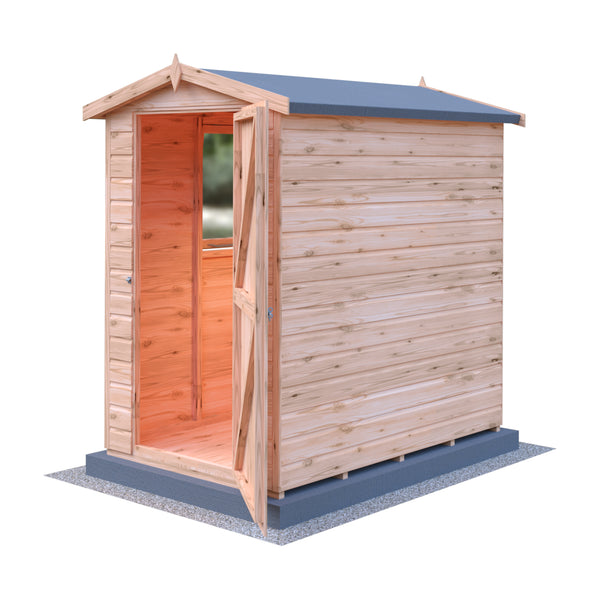 Lewis 6x4 Garden Shed Single Door 12mm T&G