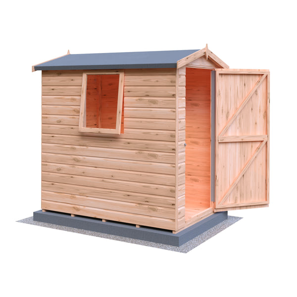 Lewis 6x4 Garden Shed Single Door 12mm T&G