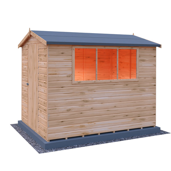 Lewis 8x6 Garden Shed 12mm Shiplap T&G