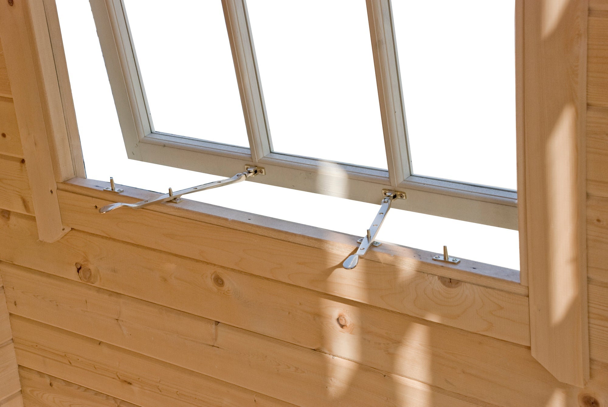 Shire Rowney Corner Log Cabin 28mm interlock cladding - Best Shed