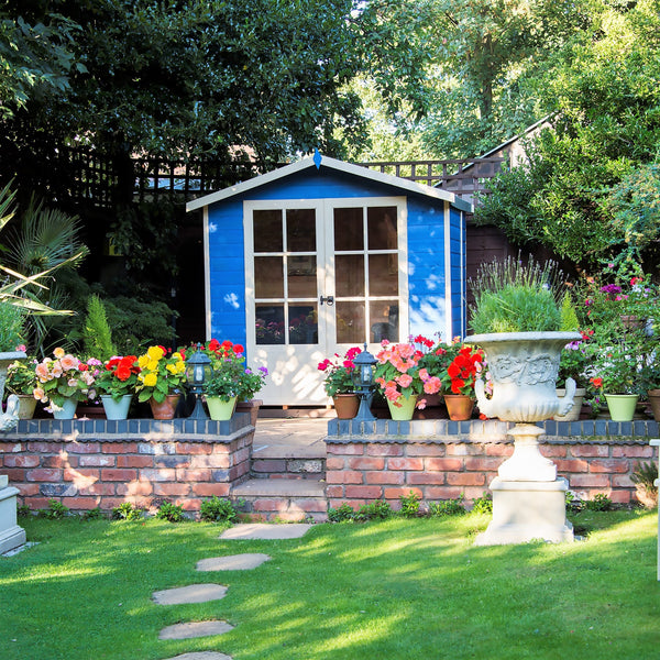Shire Lumley 7x5 12mm interlock Clad wooden Summerhouse - Best Shed
