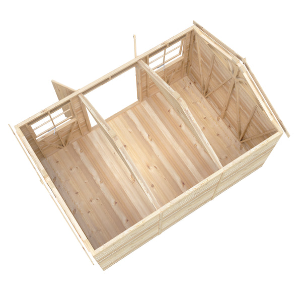 Mammoth 10x15 Double Door 12mm Shiplap Garden Shed