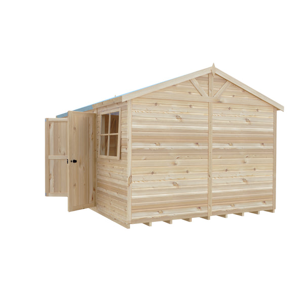 Mammoth 10x15 Double Door 12mm Shiplap Garden Shed
