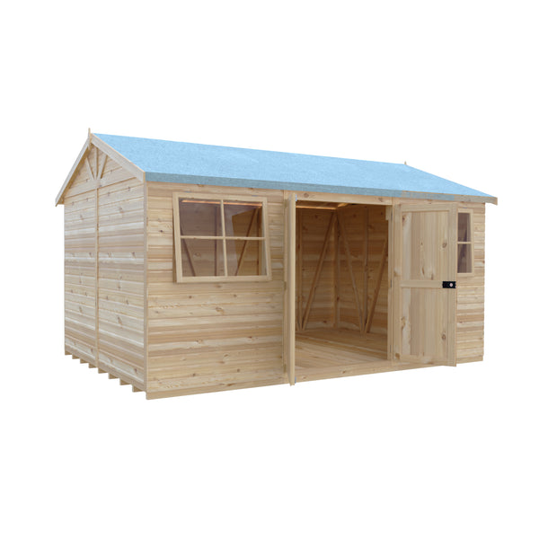 Mammoth 10x15 Double Door 12mm Shiplap Garden Shed