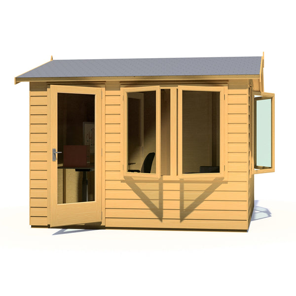 10x8 insulated Garden Studio Office - Best Shed