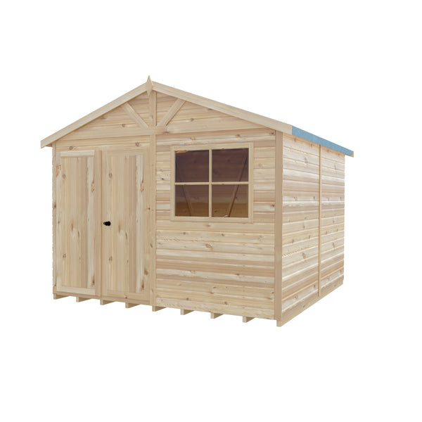 Mammoth 10x10 Double Door 12mm Shiplap Garden Shed