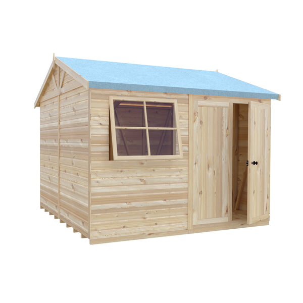 Mammoth 10x10 Double Door 12mm Shiplap Garden Shed
