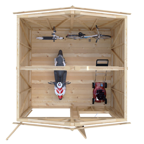 Mammoth 10x10 Double Door 12mm Shiplap Garden Shed