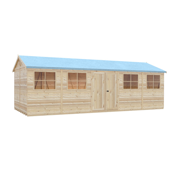 Mammoth 10x25 Double Door 12mm Shiplap Garden Shed