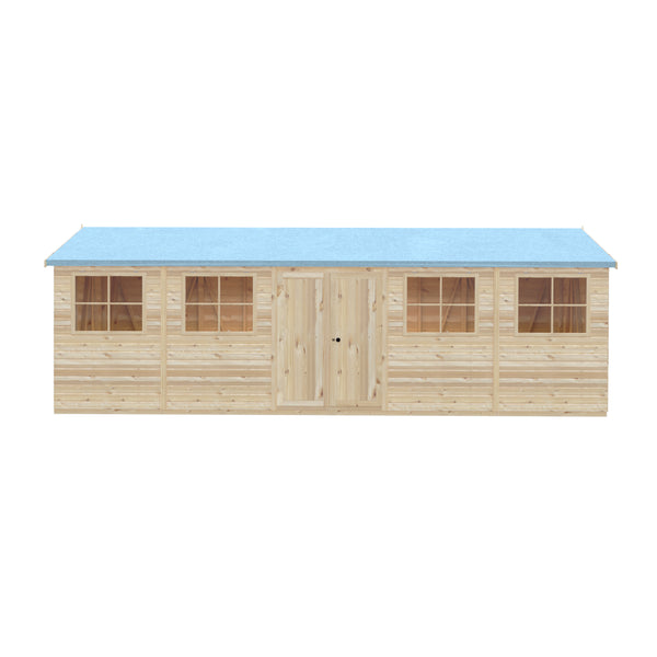 Mammoth 10x25 Double Door 12mm Shiplap Garden Shed